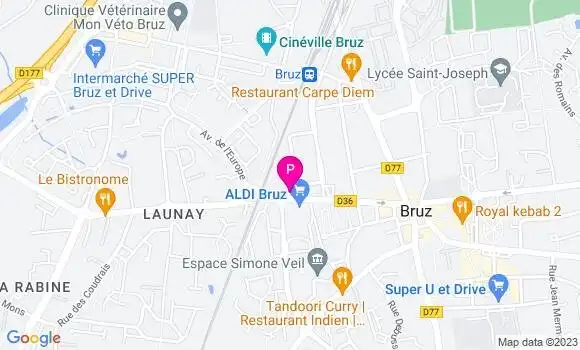 Localisation Francoise Saulais Guyomard