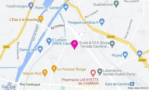 Localisation Delphine Warembourg