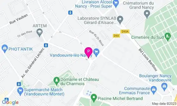 Localisation Sabine Courmont