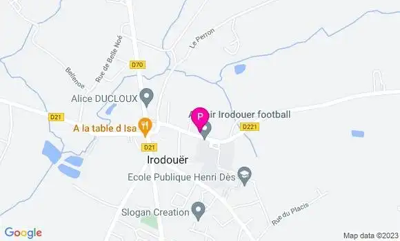 Localisation Antoine Primard