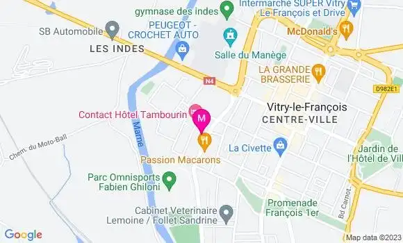 Localisation Marine Poulain