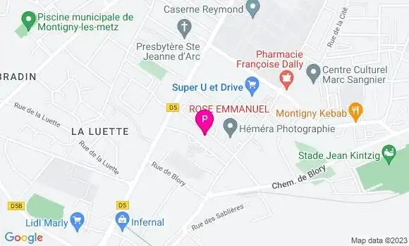 Localisation Emmanuel Rose