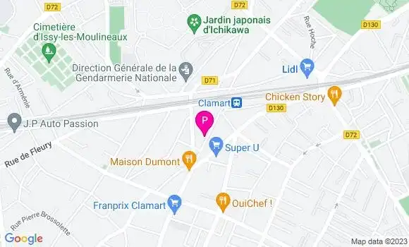 Localisation Marion Vuillier