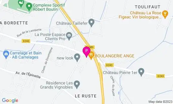 Localisation Nicolas Auneau