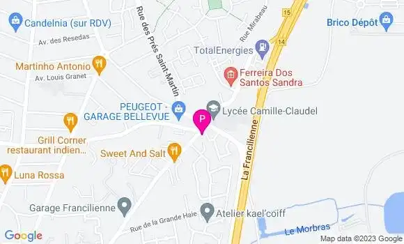 Localisation Lucile Chiesa