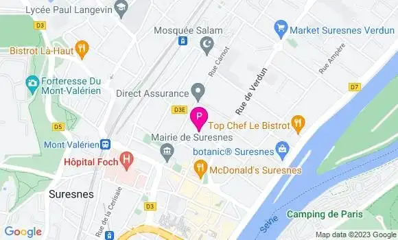 Localisation Marie Elisabeth Casanova