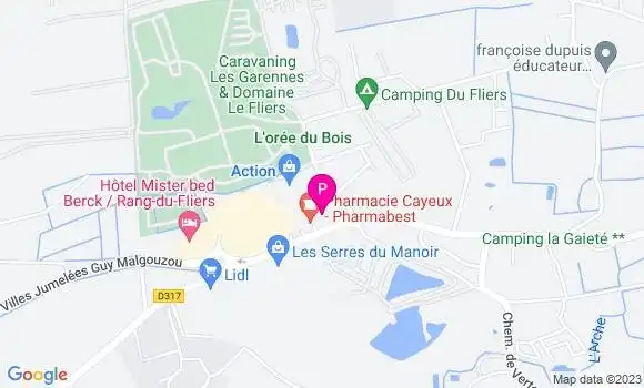Localisation Elise Machain Lagarec