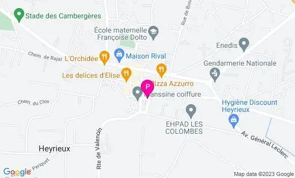 Localisation Marion Gibert