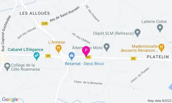 Localisation Anne Rondepierre