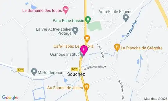 Localisation Amandine Colliez