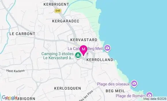 Localisation Cecile Kervarec