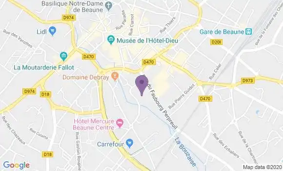 Localisation Martine Baudot
