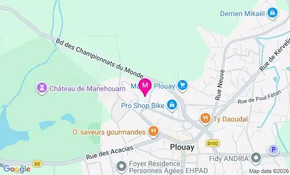 Localisation Julien Cathagne