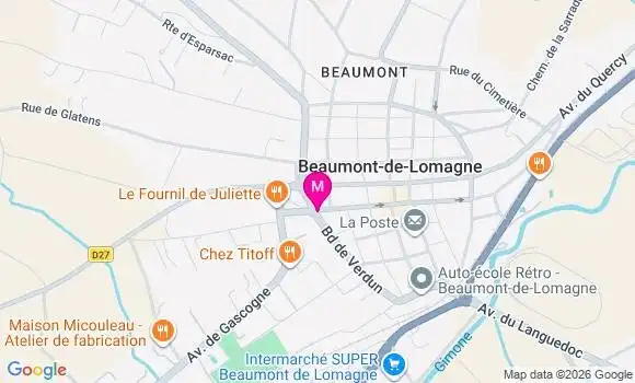Localisation Nathaly Dupuy