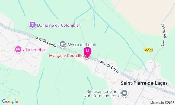 Localisation Morgane Daurelle