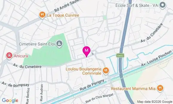 Localisation Laurine Briand