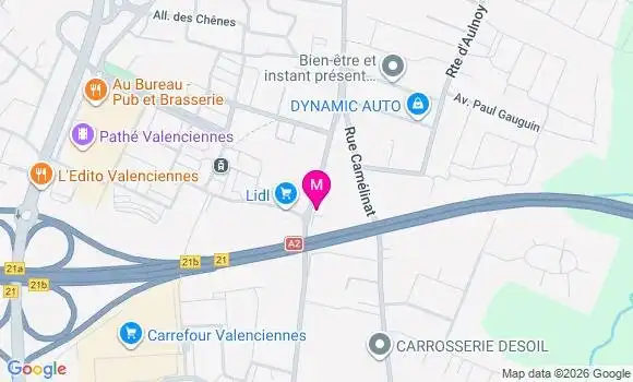 Localisation Eliza Dubois