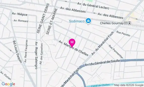 Localisation William Servieres