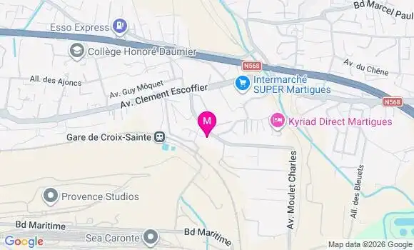 Localisation Coralie Thiebaud