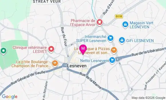 Localisation Adele Le Borgne