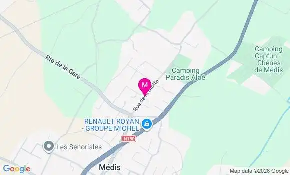 Localisation Ophelie Roy