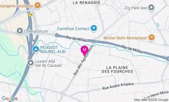 Localisation Camille Chauchard