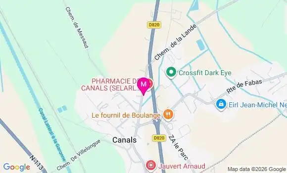 Localisation Lucas Laborie