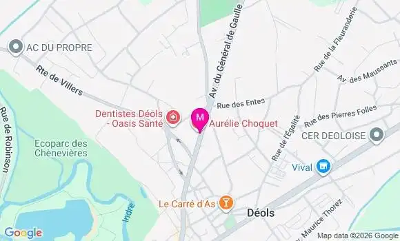 Localisation Marjolaine Faisant