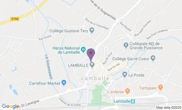 Localisation Christine Hamoniaux