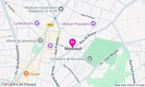 Localisation Baptiste Christophe