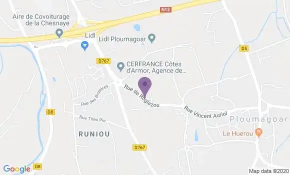 Localisation Vinciane Bihel
