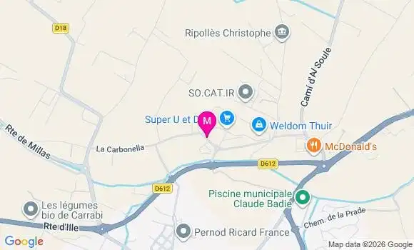 Localisation Thomas Brunet