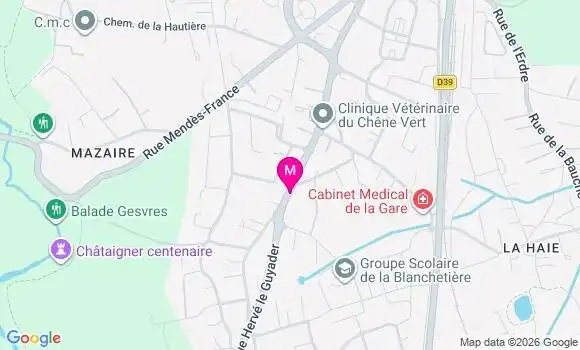 Localisation Lilian Peresse