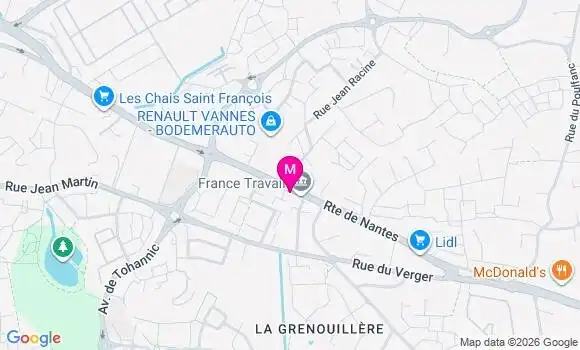 Localisation Jean Yves Blanche