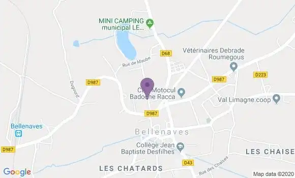 Localisation Aude Dumignard