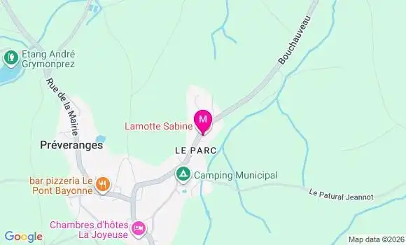Localisation Sabine Lamotte