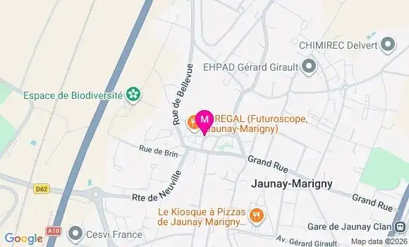Localisation Justine Maillet