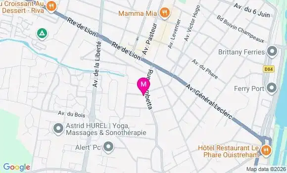 Localisation Ophelie Hebert
