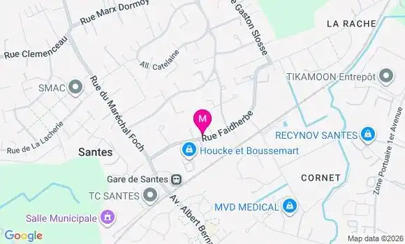 Localisation Margot Lecomte