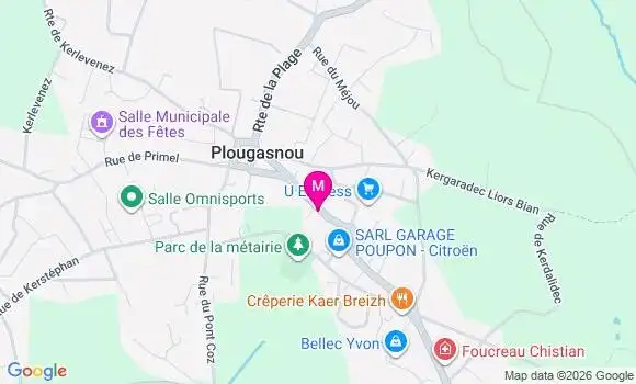 Localisation Mathis Prigent