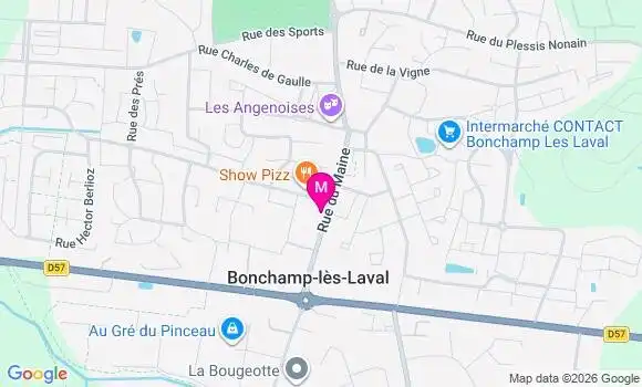 Localisation Ophelie Dauguet