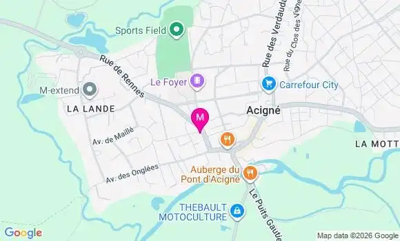 Localisation Sandie Le Bozec