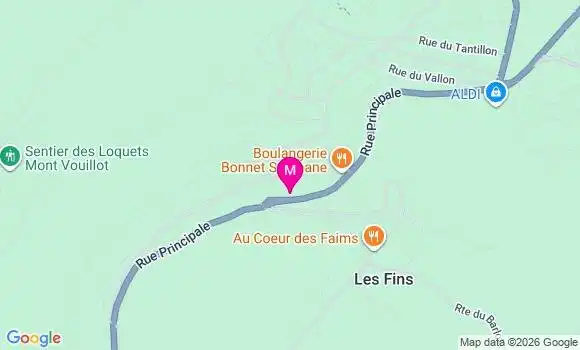 Localisation Fanny Pourcelot