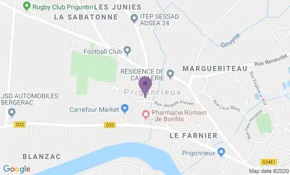 Localisation Xavier Pierre Bourdain