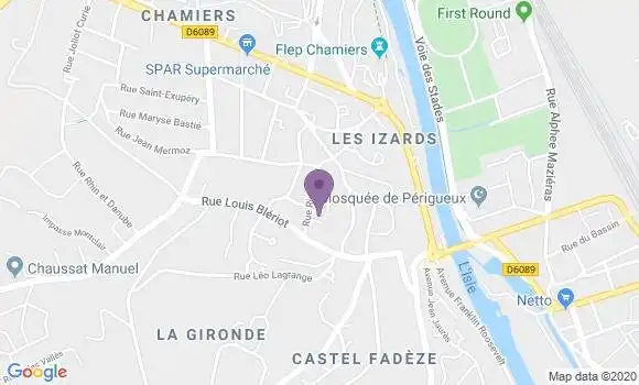 Localisation Nicolas Canteau