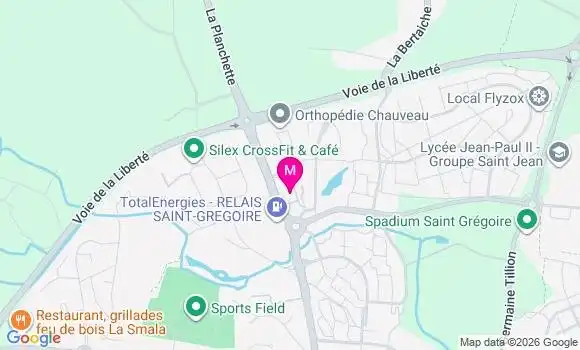 Localisation Alicia Redureau Landreau