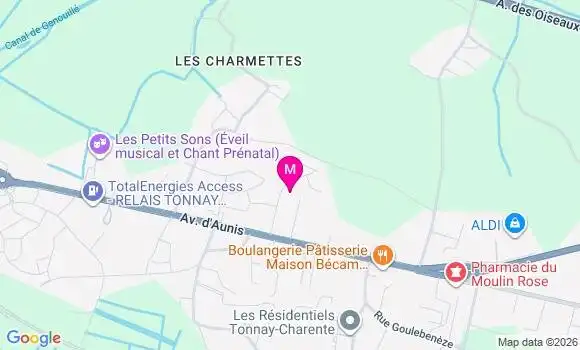 Localisation Charlotte Eck