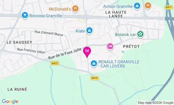 Localisation Charlotte Lehugeur