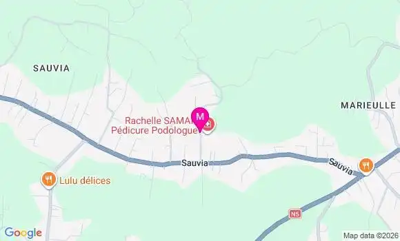 Localisation Rachelle Saman