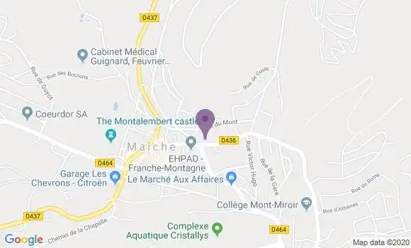 Localisation Elodie Dubois